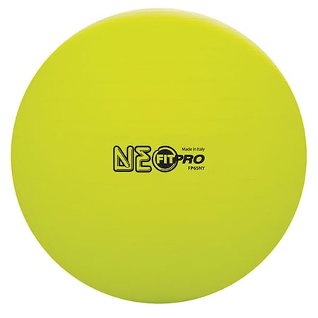 Champion Sports 65 cm Fitpro Training & Exercise Ball, Neon Yellow CH55993